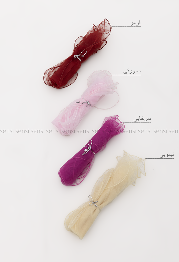 شال توری حریر کد1006189